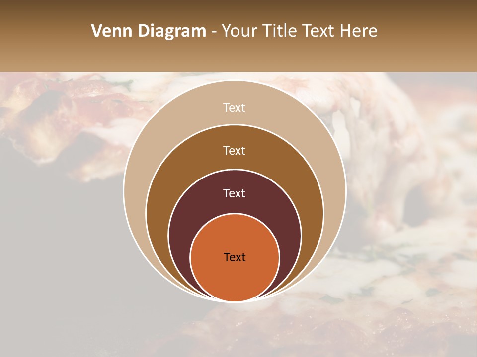 A Slice Of Pizza Being Lifted From A Pan PowerPoint Template