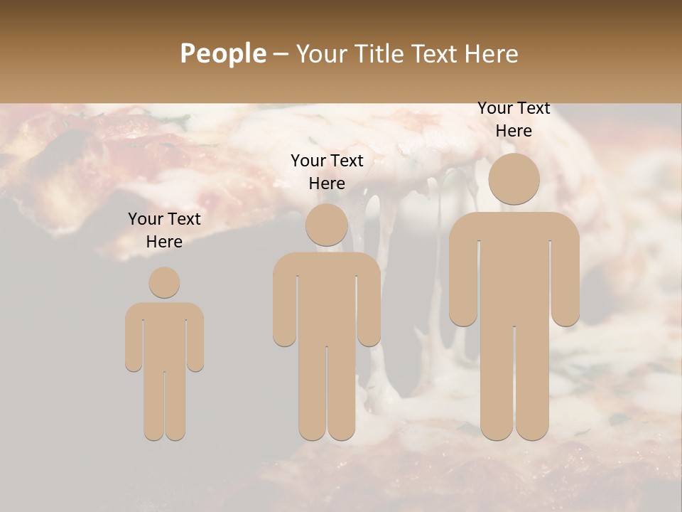 A Slice Of Pizza Being Lifted From A Pan PowerPoint Template