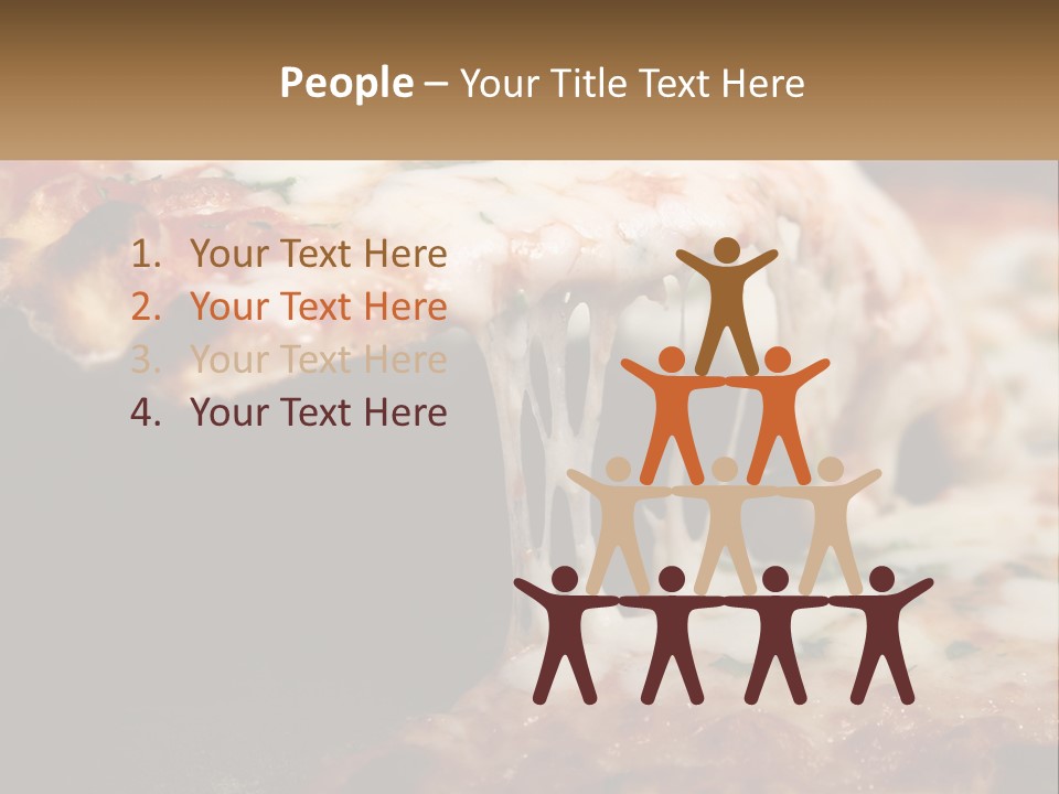 A Slice Of Pizza Being Lifted From A Pan PowerPoint Template