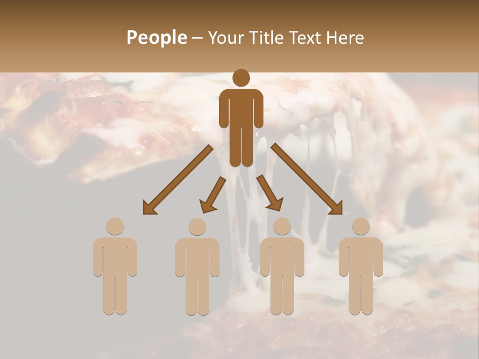 A Slice Of Pizza Being Lifted From A Pan PowerPoint Template