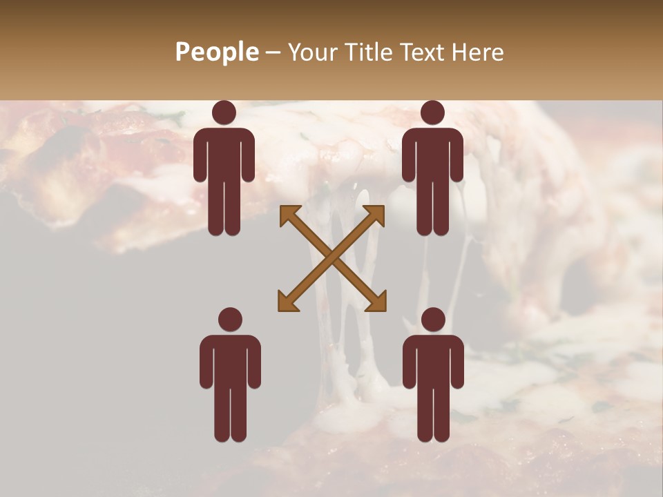 A Slice Of Pizza Being Lifted From A Pan PowerPoint Template