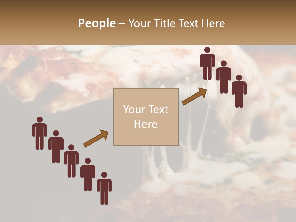 A Slice Of Pizza Being Lifted From A Pan PowerPoint Template