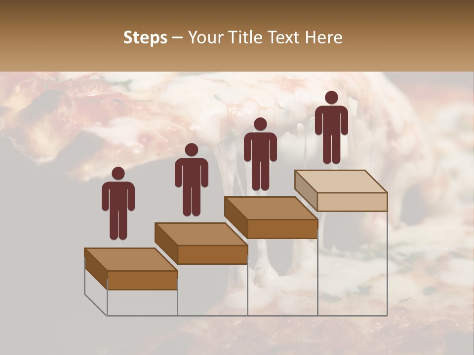 A Slice Of Pizza Being Lifted From A Pan PowerPoint Template