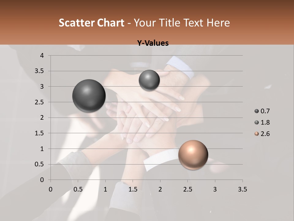 A Group Of Business People Stacking Their Hands Together PowerPoint Template