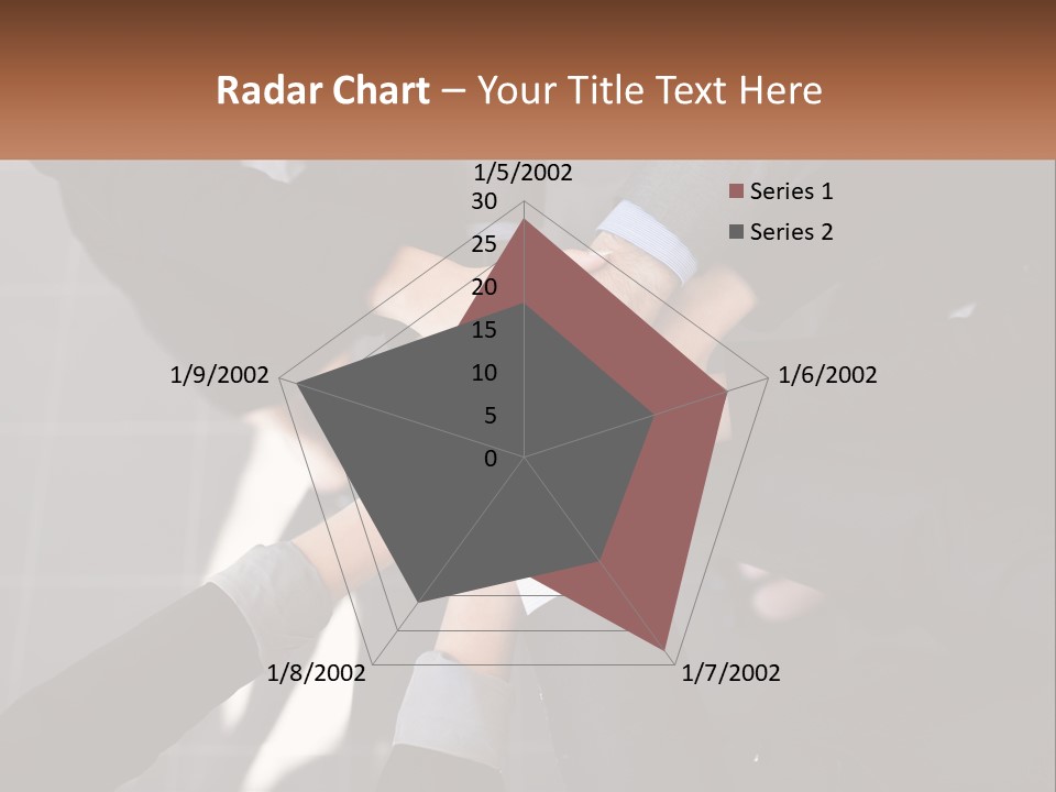 A Group Of Business People Stacking Their Hands Together PowerPoint Template
