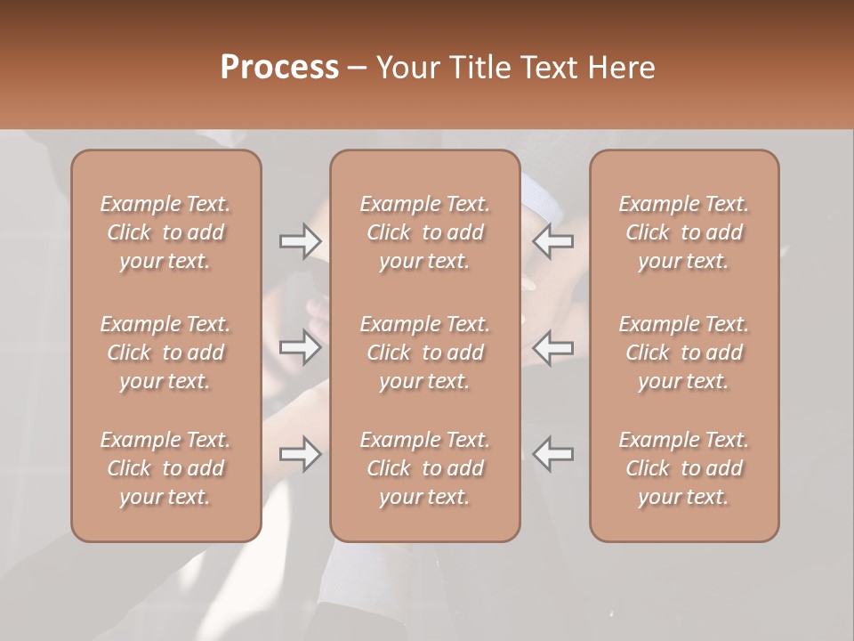 A Group Of Business People Stacking Their Hands Together PowerPoint Template