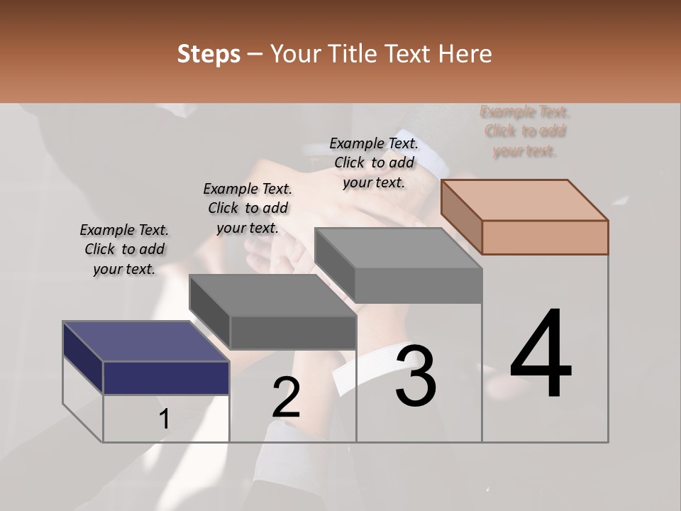 A Group Of Business People Stacking Their Hands Together PowerPoint Template