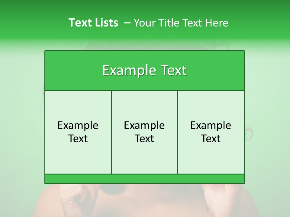 A Woman Holding A Card With A Smiley Face On It PowerPoint Template