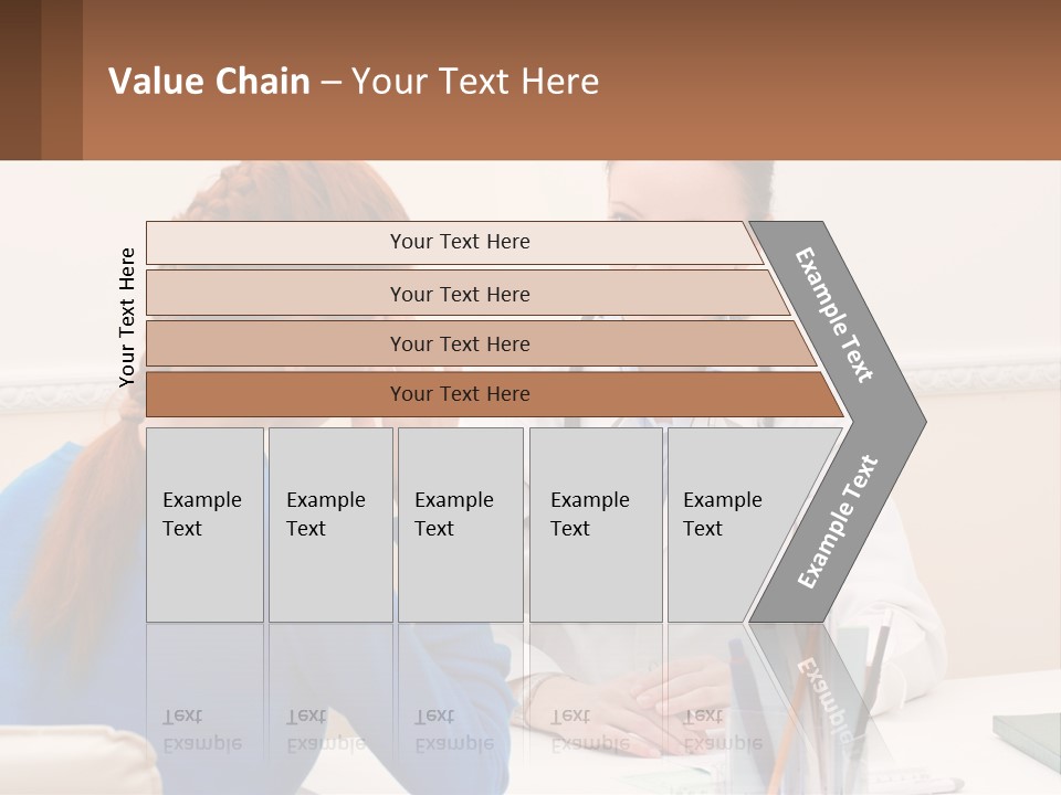 A Doctor Talking To A Patient At A Desk PowerPoint Template