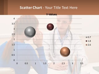 A Doctor Talking To A Patient At A Desk PowerPoint Template