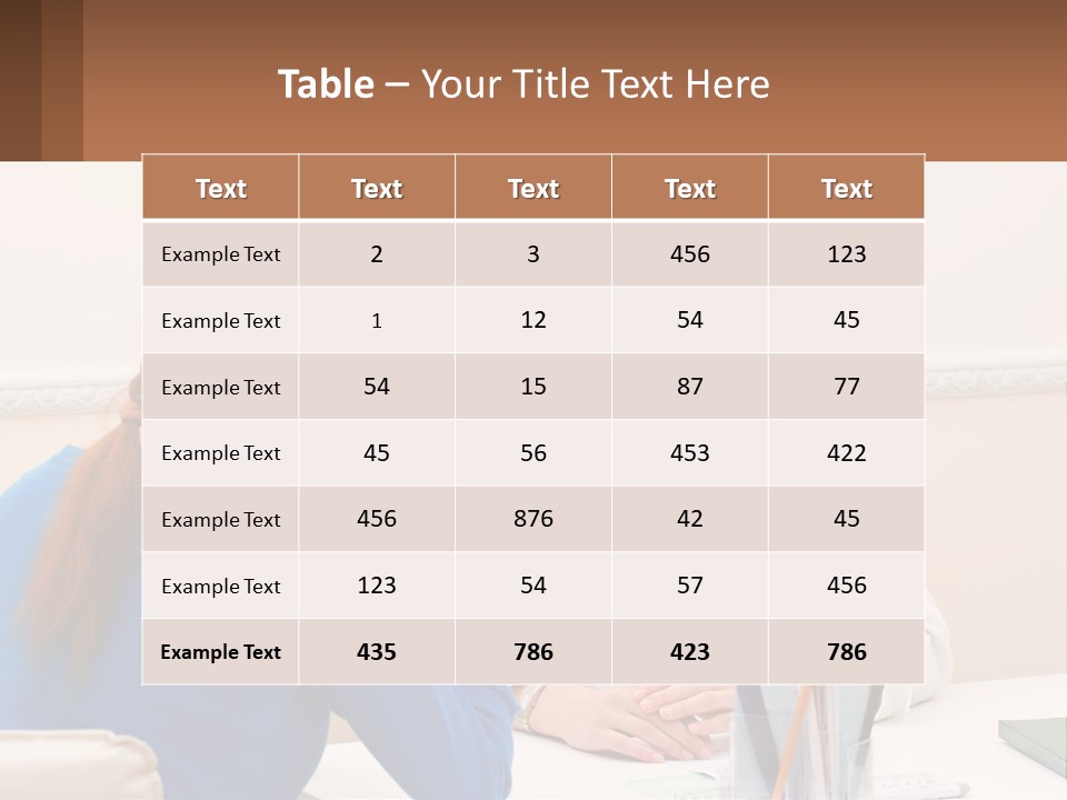 A Doctor Talking To A Patient At A Desk PowerPoint Template