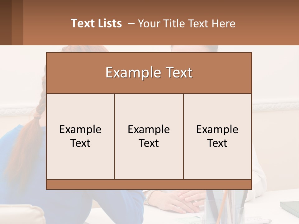 A Doctor Talking To A Patient At A Desk PowerPoint Template