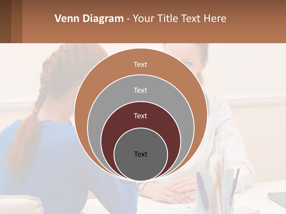 A Doctor Talking To A Patient At A Desk PowerPoint Template