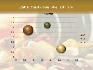 A Bottle Of Pills And Pills On A Table PowerPoint Template