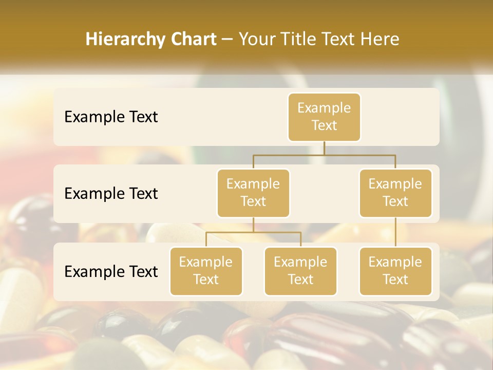 A Bottle Of Pills And Pills On A Table PowerPoint Template