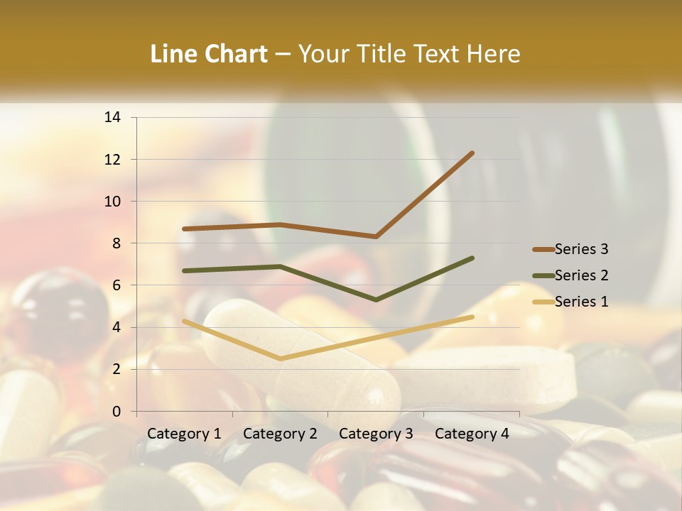 A Bottle Of Pills And Pills On A Table PowerPoint Template