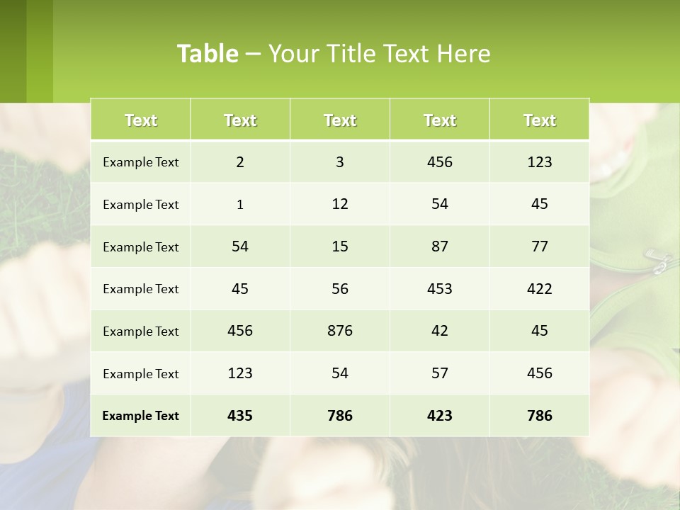 A Group Of Young Women Standing In A Circle With Their Hands In The Air PowerPoint Template