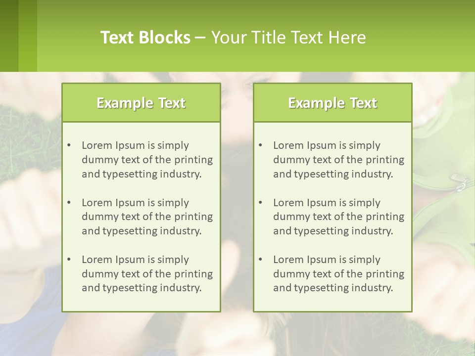 A Group Of Young Women Standing In A Circle With Their Hands In The Air PowerPoint Template