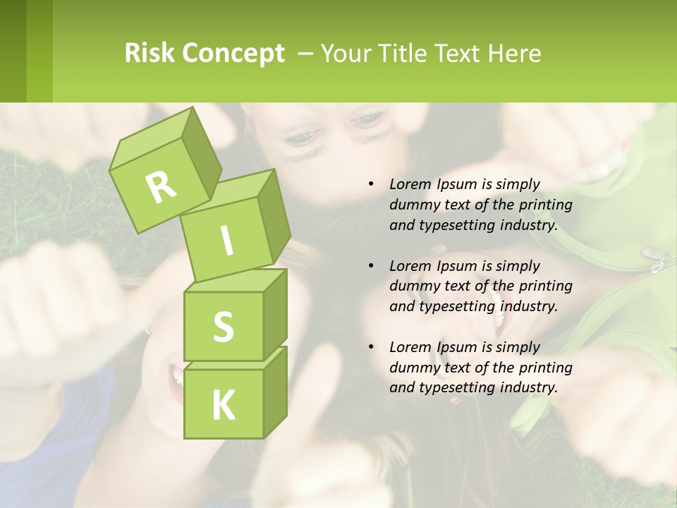 A Group Of Young Women Standing In A Circle With Their Hands In The Air PowerPoint Template