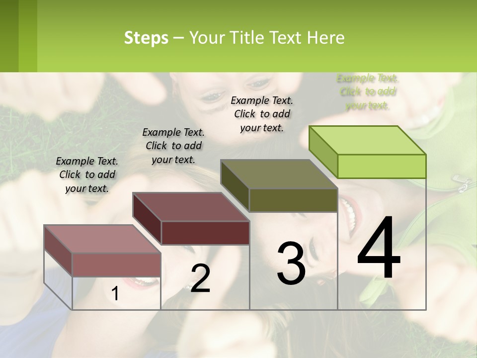 A Group Of Young Women Standing In A Circle With Their Hands In The Air PowerPoint Template