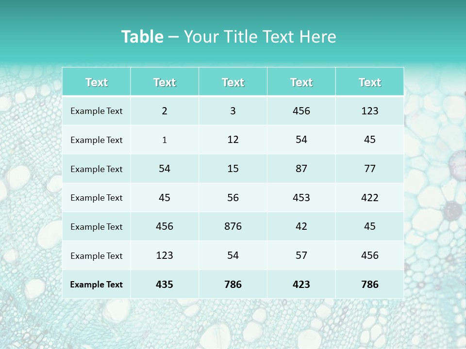 A Blue And White Abstract Background With Bubbles PowerPoint Template