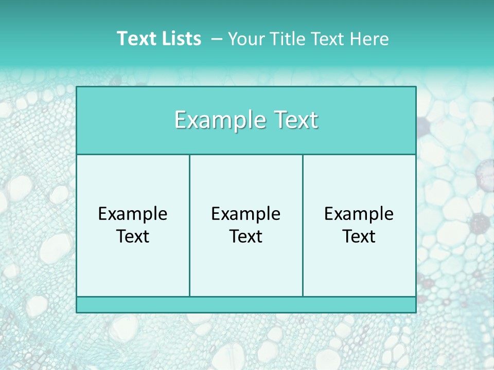 A Blue And White Abstract Background With Bubbles PowerPoint Template