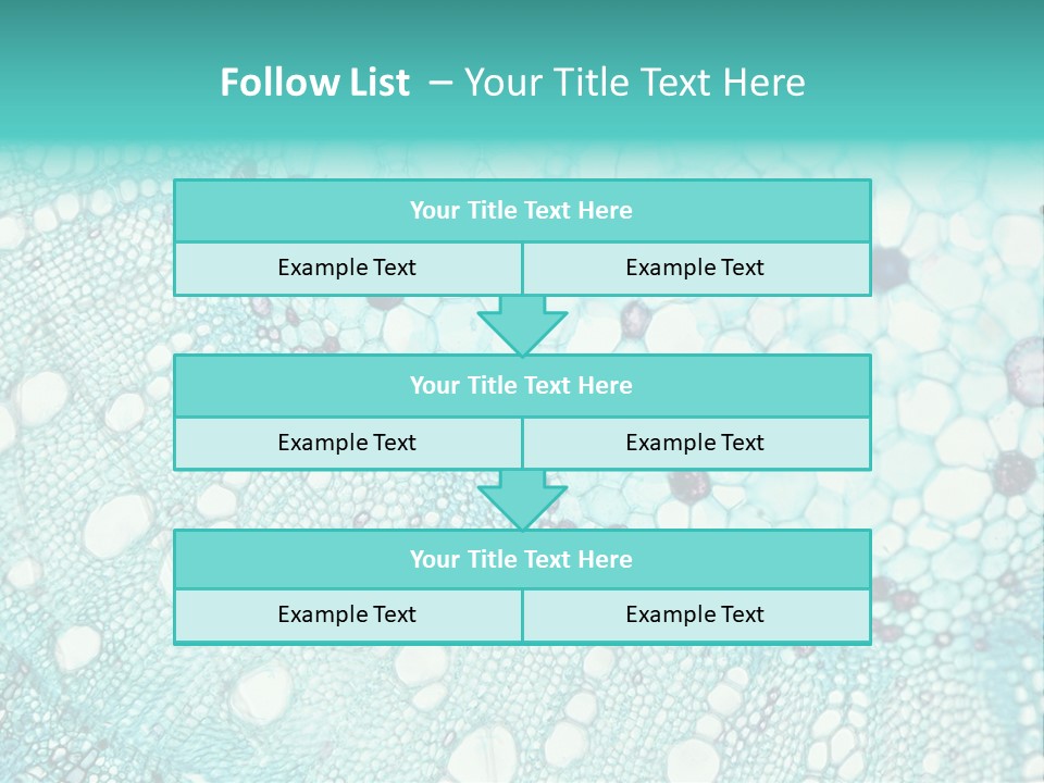 A Blue And White Abstract Background With Bubbles PowerPoint Template