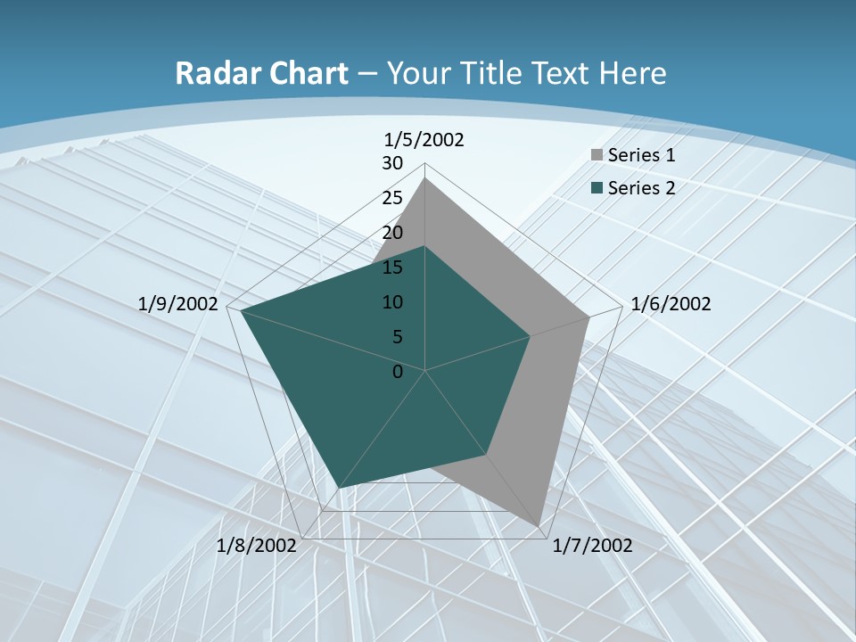 A Blue Glass Building Powerpoint Presentation PowerPoint Template