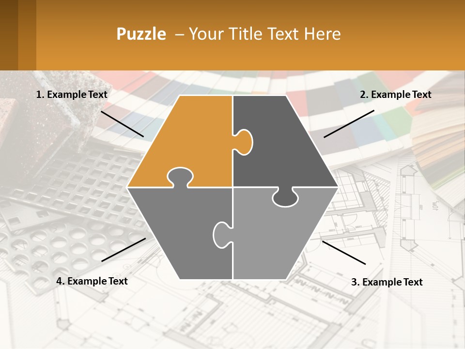 A Bunch Of Different Color Samples On Top Of A Table PowerPoint Template