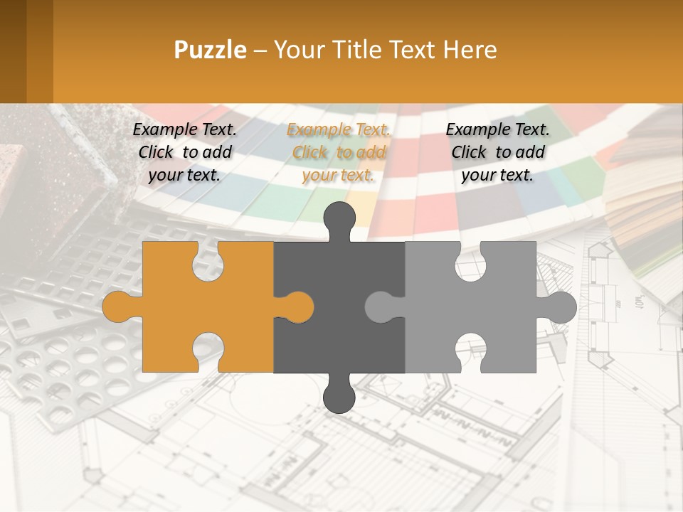 A Bunch Of Different Color Samples On Top Of A Table PowerPoint Template