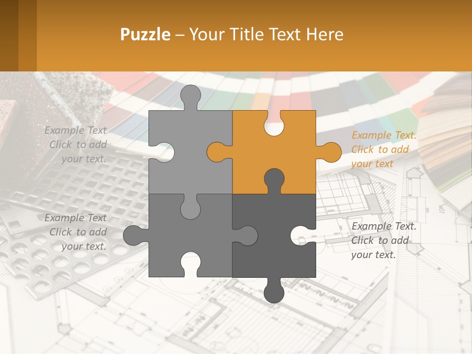 A Bunch Of Different Color Samples On Top Of A Table PowerPoint Template
