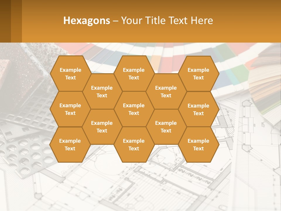 A Bunch Of Different Color Samples On Top Of A Table PowerPoint Template