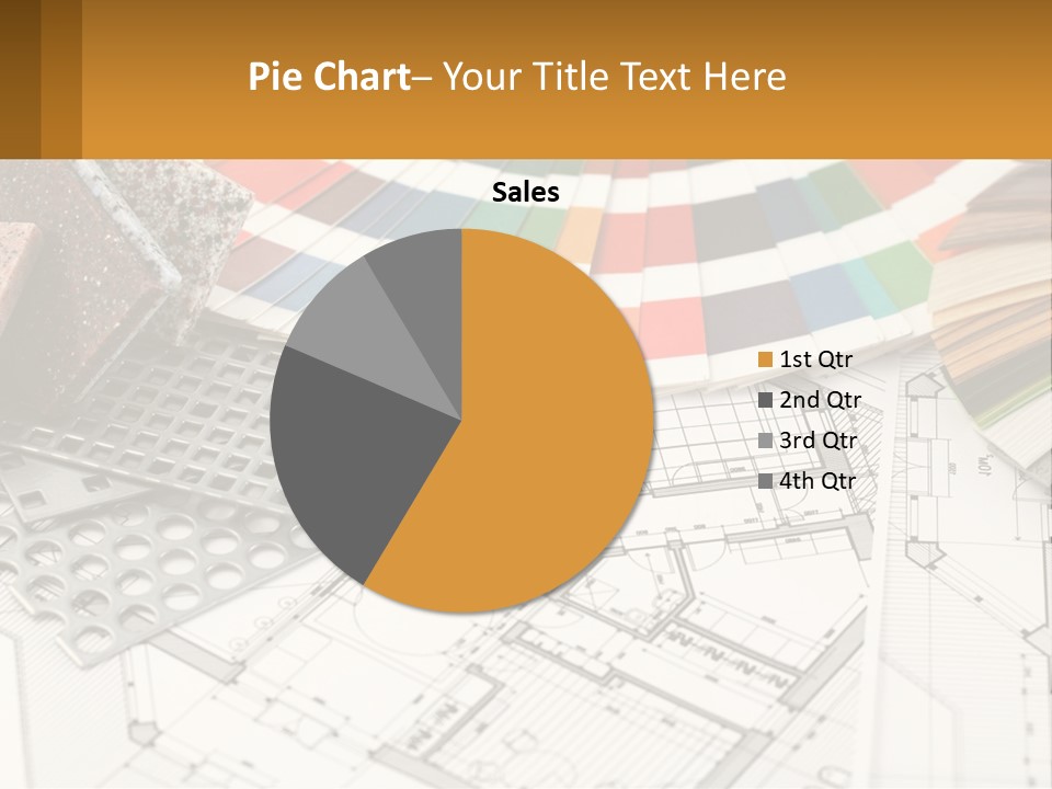 A Bunch Of Different Color Samples On Top Of A Table PowerPoint Template