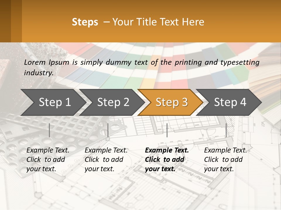 A Bunch Of Different Color Samples On Top Of A Table PowerPoint Template