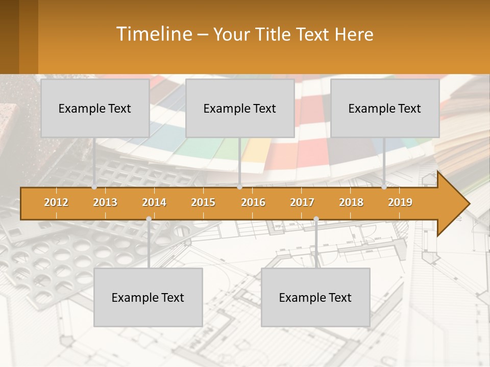 A Bunch Of Different Color Samples On Top Of A Table PowerPoint Template