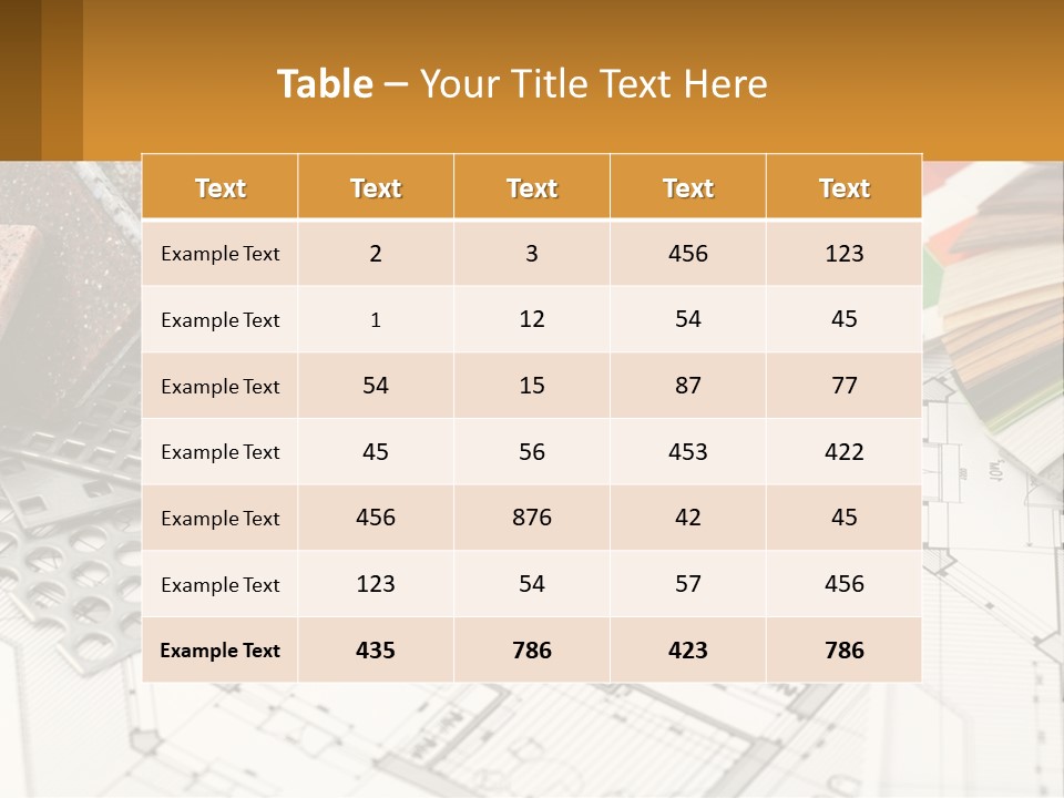 A Bunch Of Different Color Samples On Top Of A Table PowerPoint Template