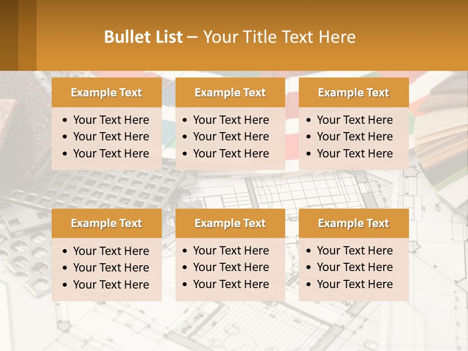 A Bunch Of Different Color Samples On Top Of A Table PowerPoint Template