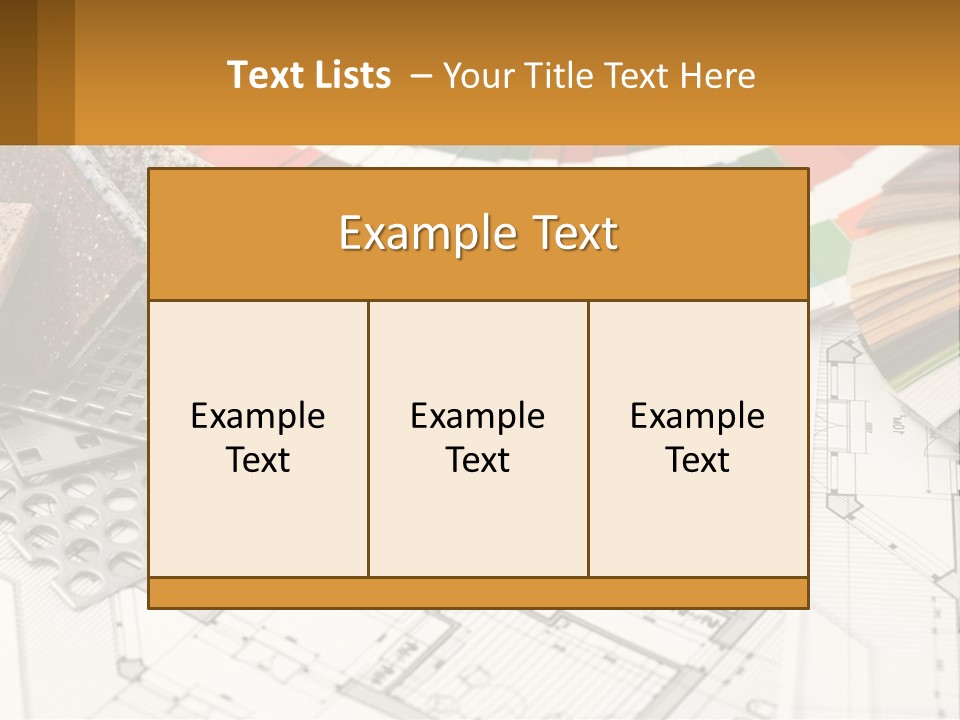 A Bunch Of Different Color Samples On Top Of A Table PowerPoint Template