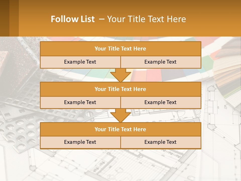 A Bunch Of Different Color Samples On Top Of A Table PowerPoint Template
