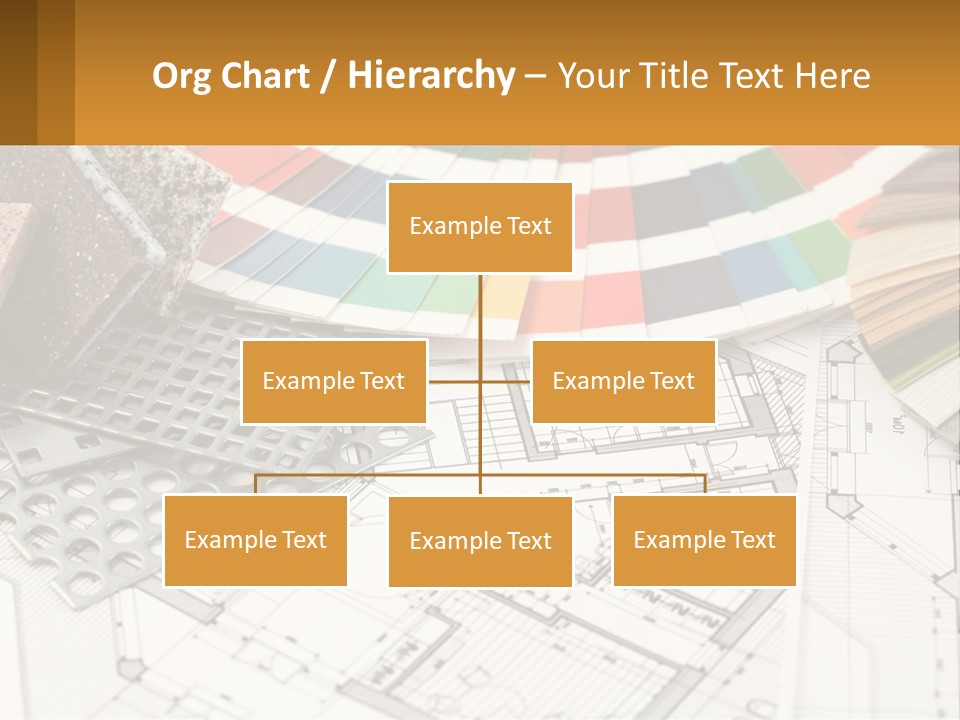A Bunch Of Different Color Samples On Top Of A Table PowerPoint Template