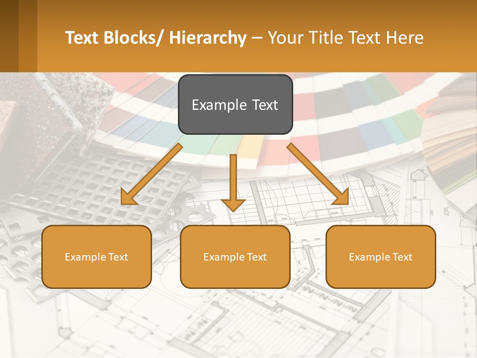 A Bunch Of Different Color Samples On Top Of A Table PowerPoint Template