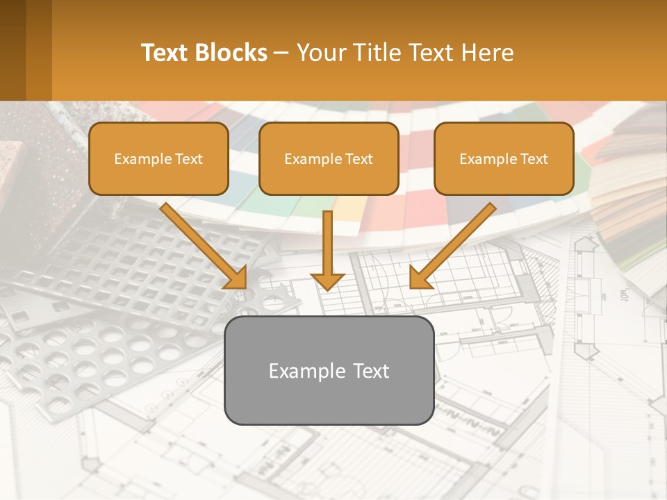 A Bunch Of Different Color Samples On Top Of A Table PowerPoint Template