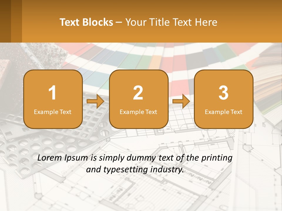 A Bunch Of Different Color Samples On Top Of A Table PowerPoint Template