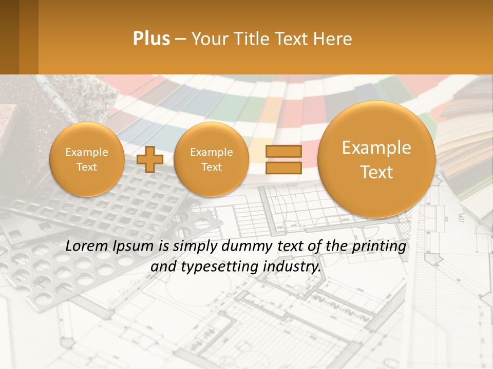 A Bunch Of Different Color Samples On Top Of A Table PowerPoint Template