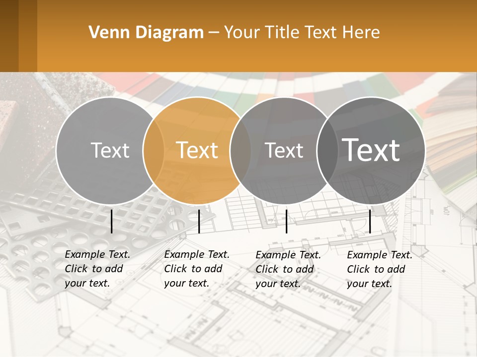 A Bunch Of Different Color Samples On Top Of A Table PowerPoint Template