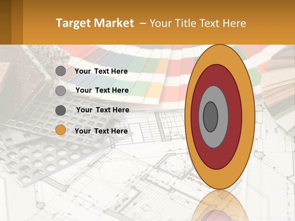 A Bunch Of Different Color Samples On Top Of A Table PowerPoint Template