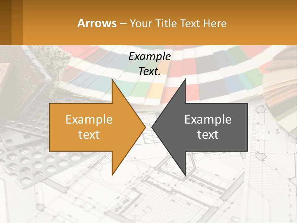 A Bunch Of Different Color Samples On Top Of A Table PowerPoint Template