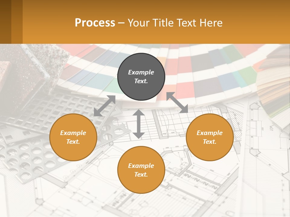 A Bunch Of Different Color Samples On Top Of A Table PowerPoint Template