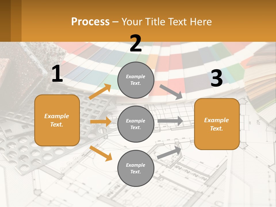 A Bunch Of Different Color Samples On Top Of A Table PowerPoint Template