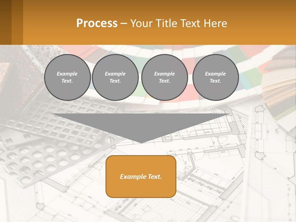 A Bunch Of Different Color Samples On Top Of A Table PowerPoint Template